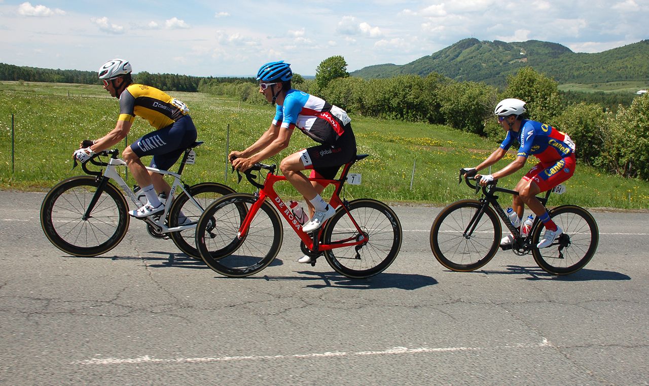 The breakaway during stage 1 at Tour de Beauce