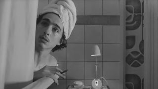 Timothee Chalamet in bathtub in French Dispatch