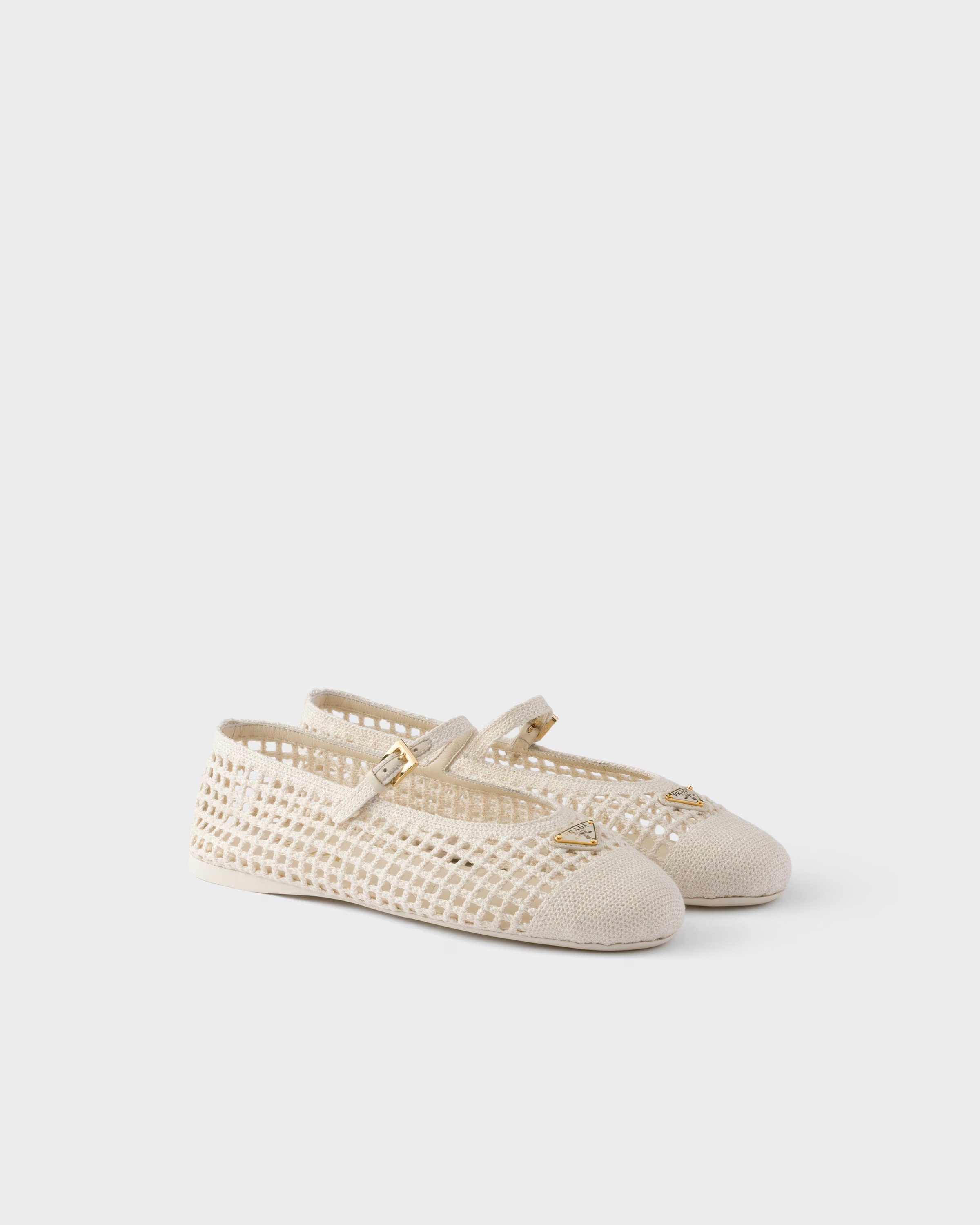 prada, Crochet Ballerinas