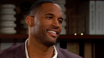 Carter (Lawrence Saint-Victor) smiles in The Bold and the Beautiful