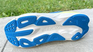 Hoka Skyflow running shoe outsole