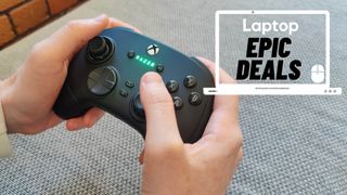 best gaming deals Man holding Razer V3 Pro controller 