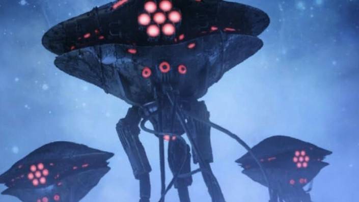Tripods in Prime Video's War of the Worlds.