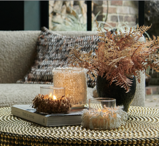 Bring in botanicals from the garden for a cozy feel