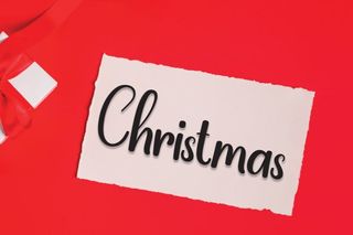 Sample of New Christmas Font, one of the best free Christmas fonts