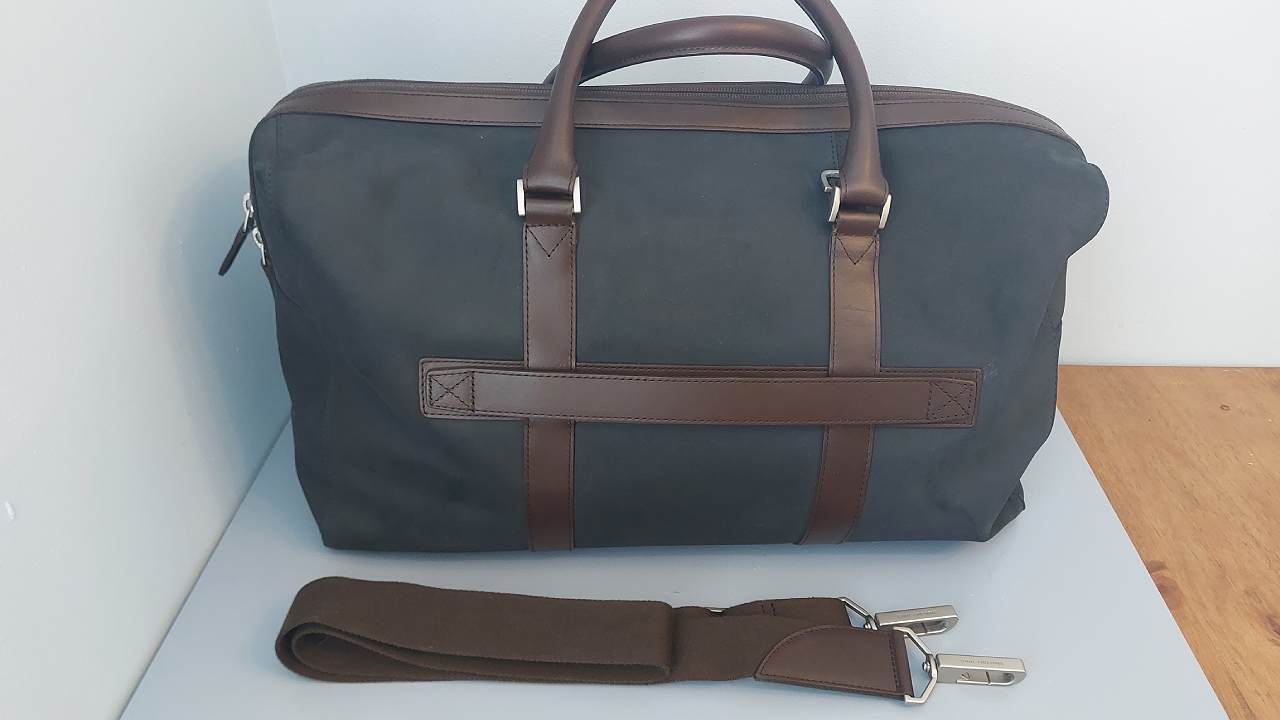 Carl Friedrik x Hackett London Compact Weekender