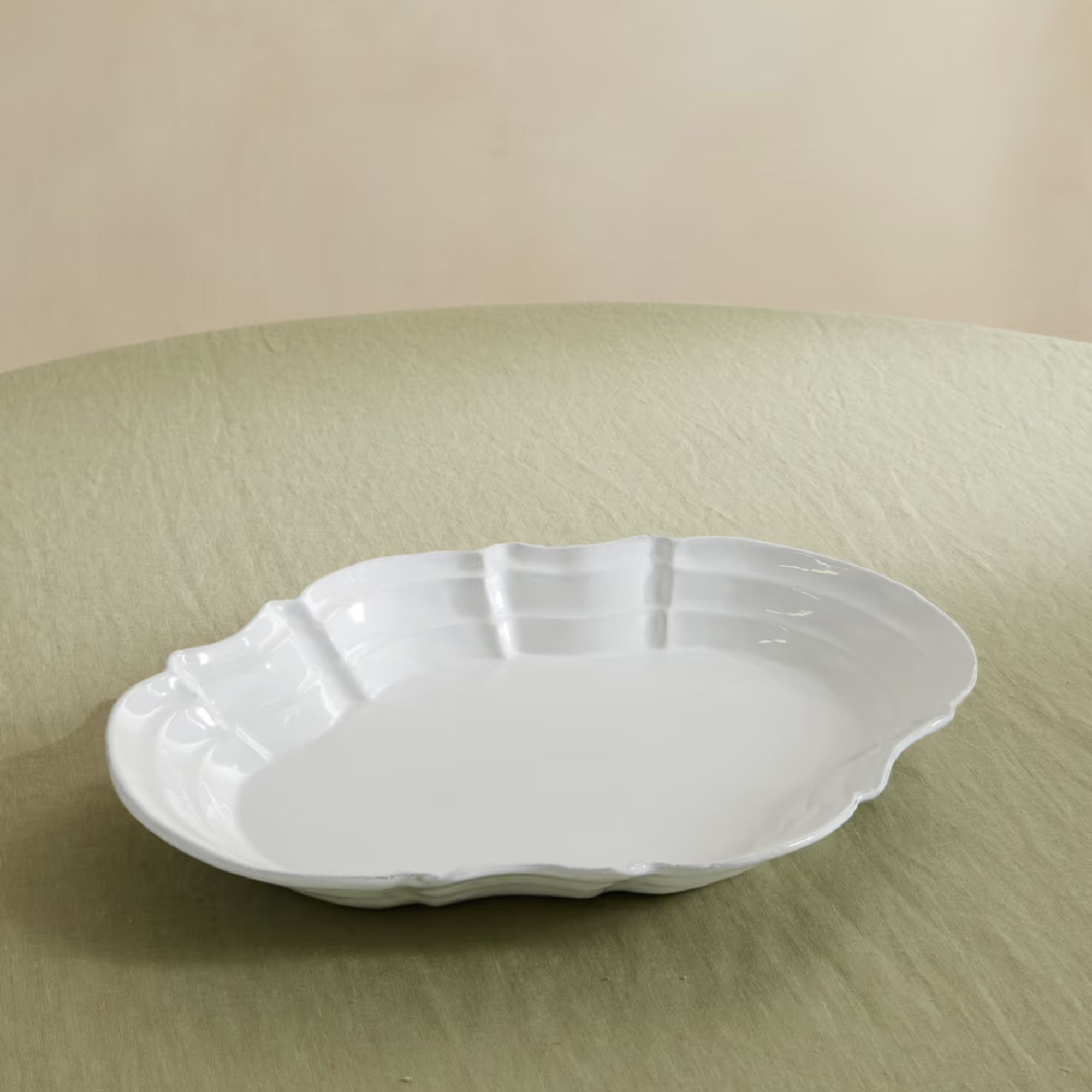 ASTIER DE VILLATTE, Rome glazed ceramic platter