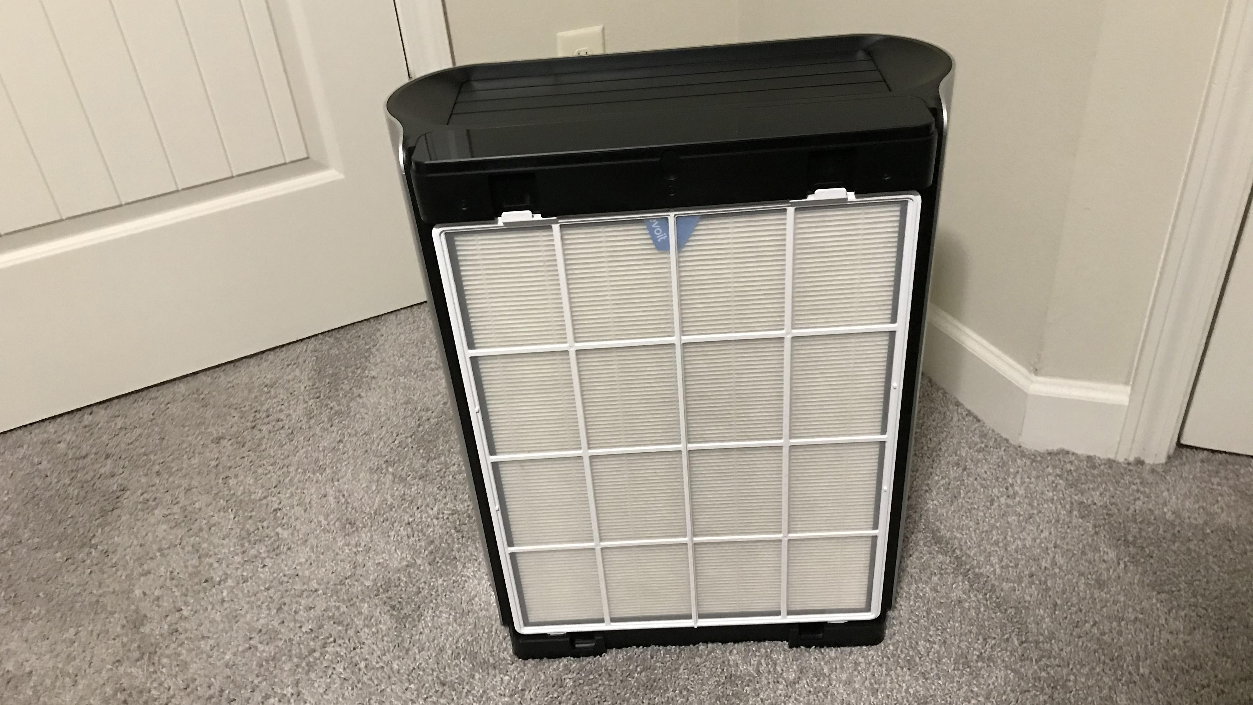 Levoit EverestAir air purifier with filter casing removed