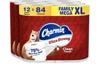 Charmin  Ultra Strong Toilet Paper (12 Family Mega XL Rolls) 