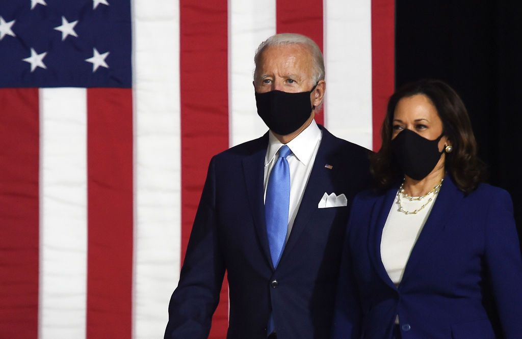 Joe Biden and Kamala Harris.