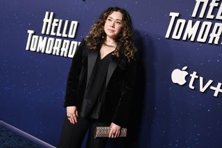 Maya Sigel at the premiere of "Hello Tomorrow" held at The Whitby Hotel on February 15, 2023 in New York City.