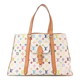 Louis Vuitton Monogram Multicolor Aurelia Gm White