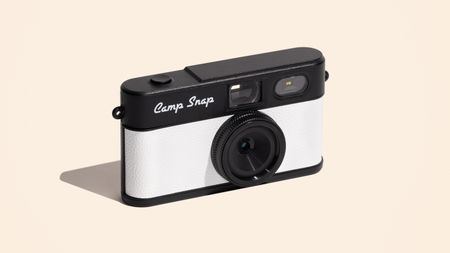 Photograph of Camp Snap 2 small digital compact camera in white