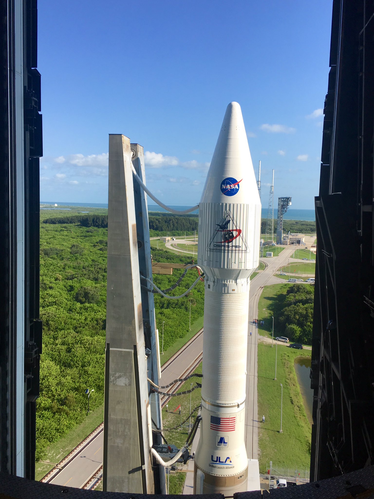 Atlas V and OSIRIS-REx Roll Out