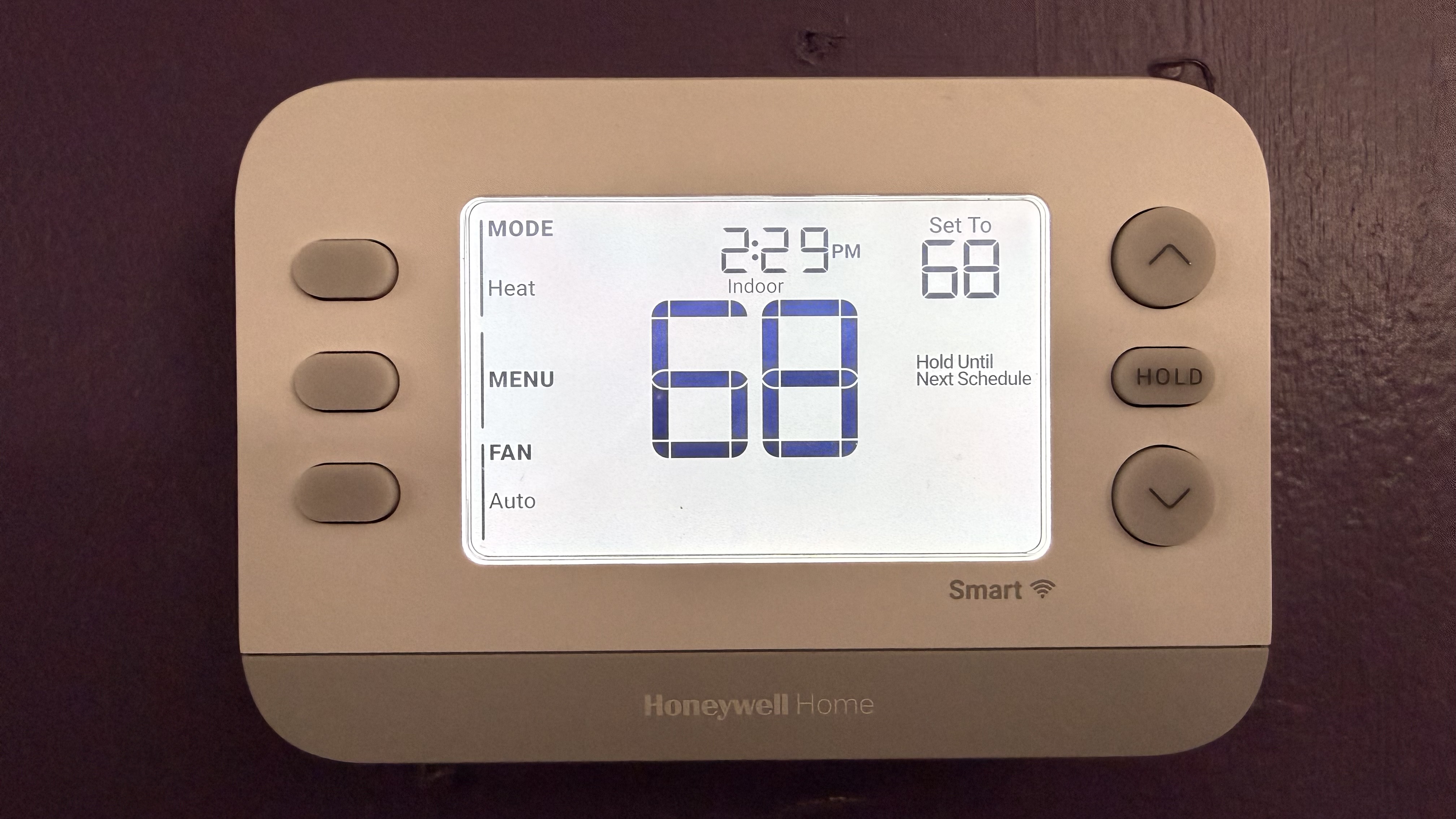 Honeywell Home X2S Smart Thermostat close up