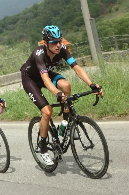 Bradley Wiggins (Sky) in action during stage 3