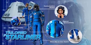 'Boeing Blue' Spacesuit Graphic