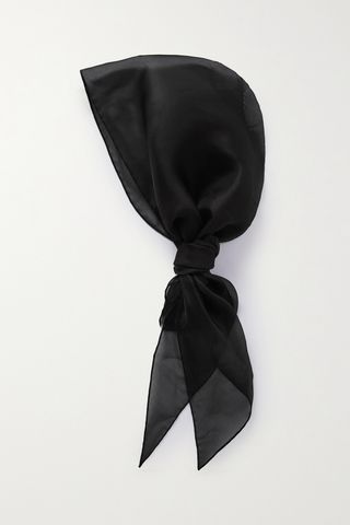 Milette Silk-Organza Head Scarf