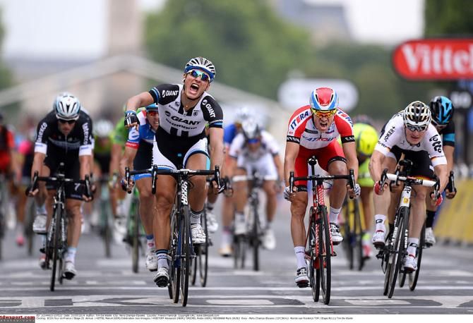 Marcel Kittel (Giant-Shimano) celebrates the stage win