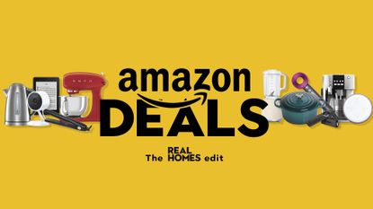Amazon Black Friday deals: Real Homes graphic on yellow background