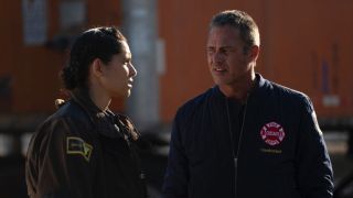 Stella Kidd and Kelly Severide in Chicago Fire Season 13