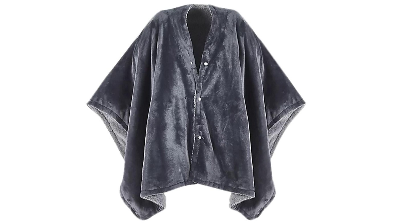 Lakeland Grey Electric Heated Poncho