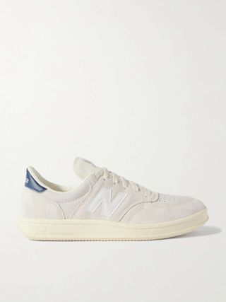 T500 Leather-Trimmed Suede and Nubuck Sneakers