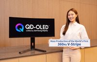 Samsung shows off first QD-OLED monitor with vertical stripe subpixel layout
