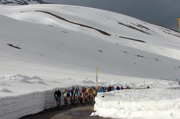 The roads were clear and mostly dry for stage 20.