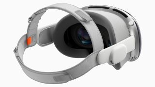 The Apple Vision Pro headset with Dual Loop Band attached