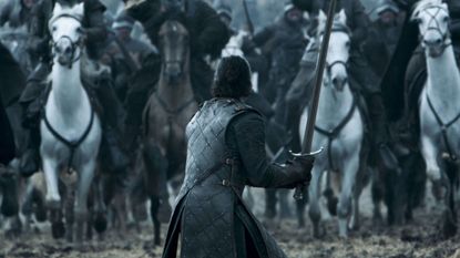 jon snow, battle scene, GOT