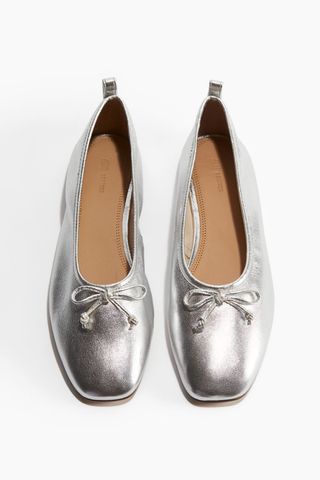 Leather Ballet Pumps