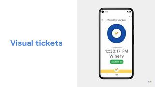 Google Pay Visual Ticket