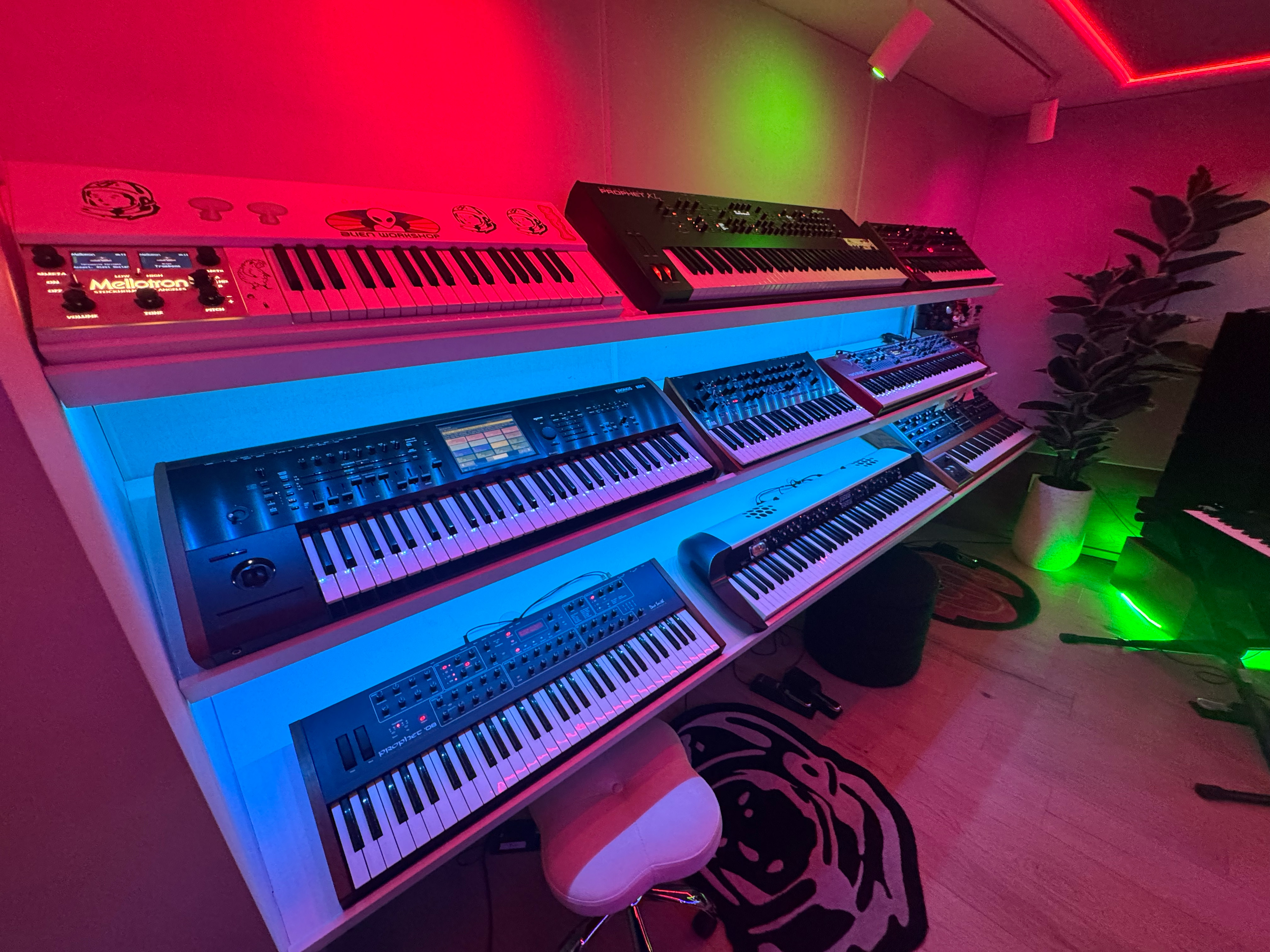 "If I was going away on a trip and could only bring one keyboard, I’d bring that one, because I know where…