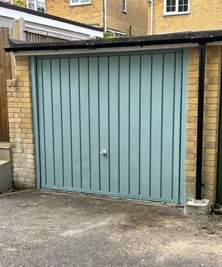 Painting a tired garage door