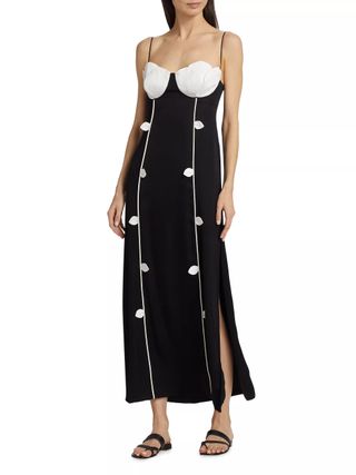 Farm Rio, Petal Sleeveless Maxi Dress