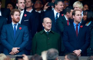 Prince Harry, Prince Philip and Prince William