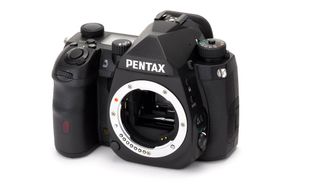 The Pentax 100th anniversary camera features a top LCD panel and image stabilization
