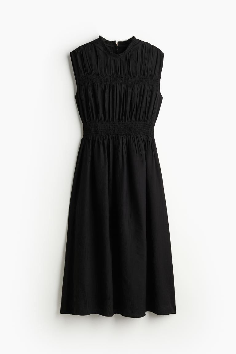 Smock-Detail Dress