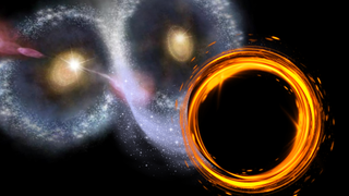 Runaway supermassive black hole flees the Cosmic Owl galaxies leaving a trail of stars