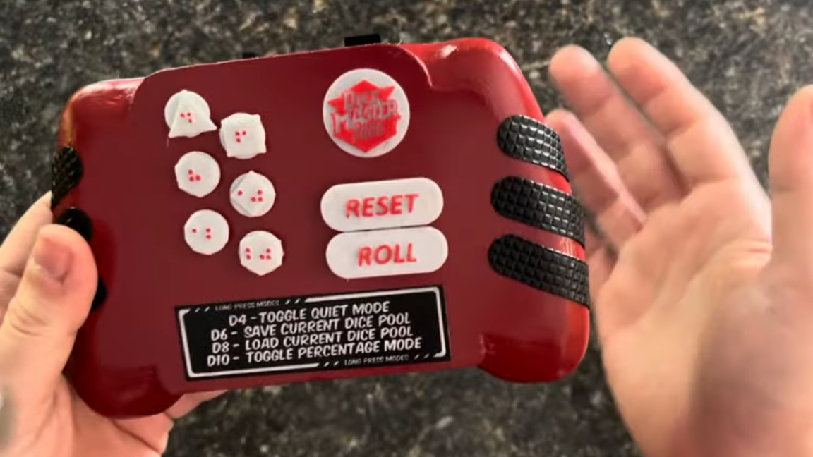 Dicemaster 2000 is a Raspberry Pi Pico-powered dice roller for the visually impaired
