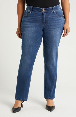 Celana Jeans Lurus Pinggang Tinggi dari Ab'solution