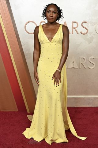 US tennis player Coco Gauff attends the 97th Annual Academy Awards at the Dolby Theatre in Hollywood, California on March 2, 2025.