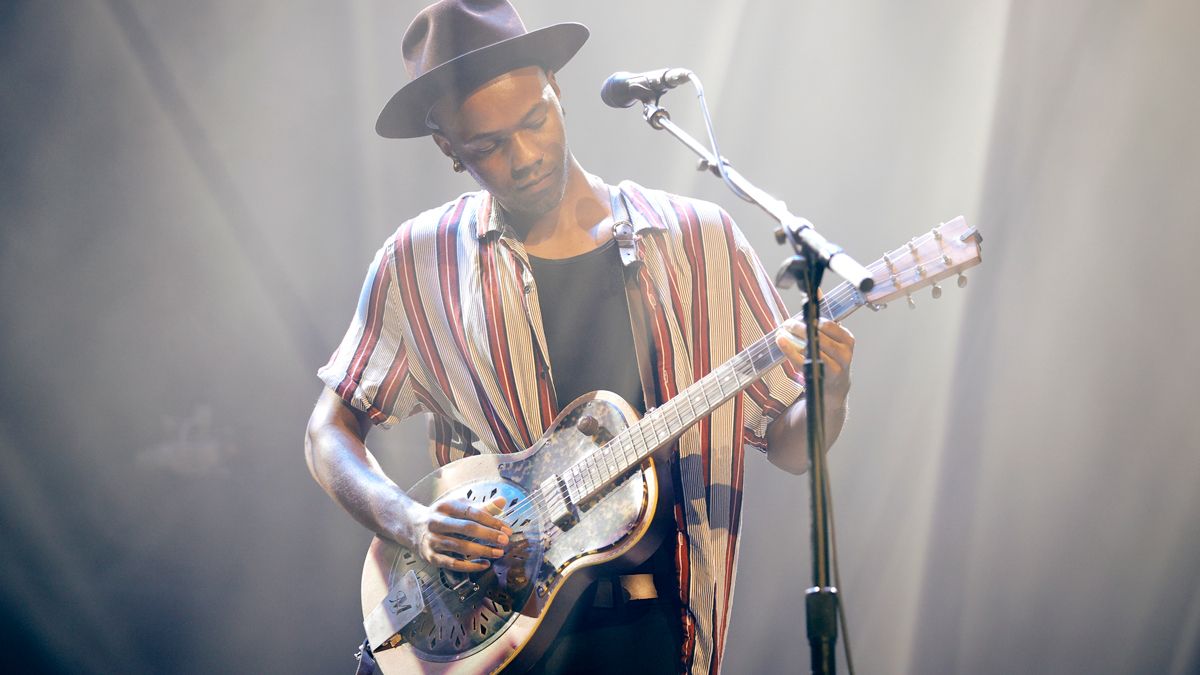 Buffalo Nichols performs at the Ryman Auditorium on October 04, 2021 in Nashville, Tennessee.