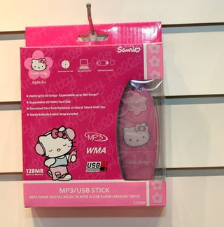 Hello Kitty hybrid MP3 player/USB Stick