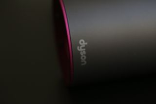 Dyson branding on Supersonic hair dryer barrel