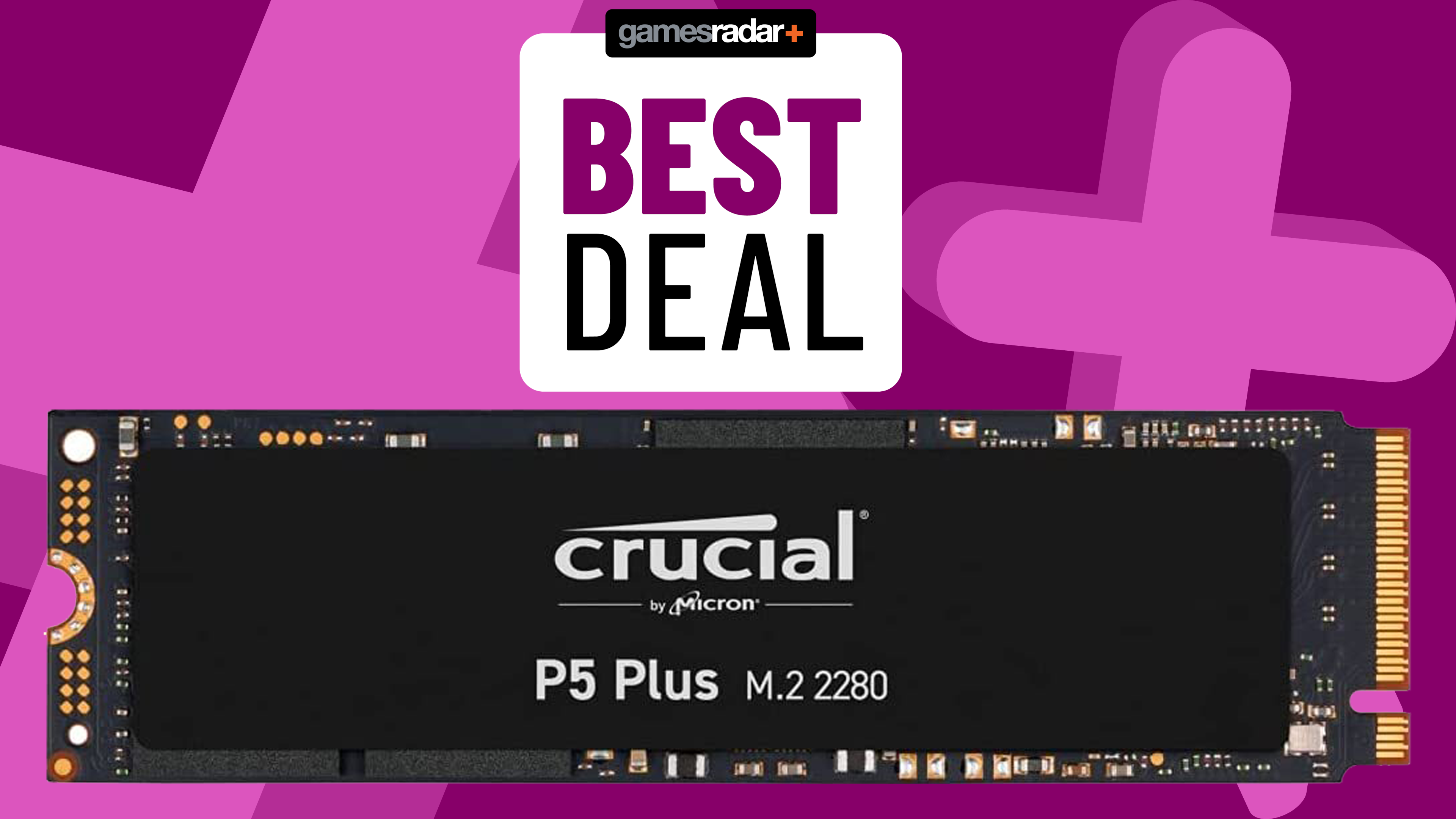 This Crucial P5 Plus 2TB SSD is less than £100 from  in this