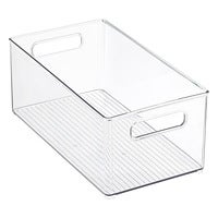 Idesign Clear Linus Deep Plastic Bin