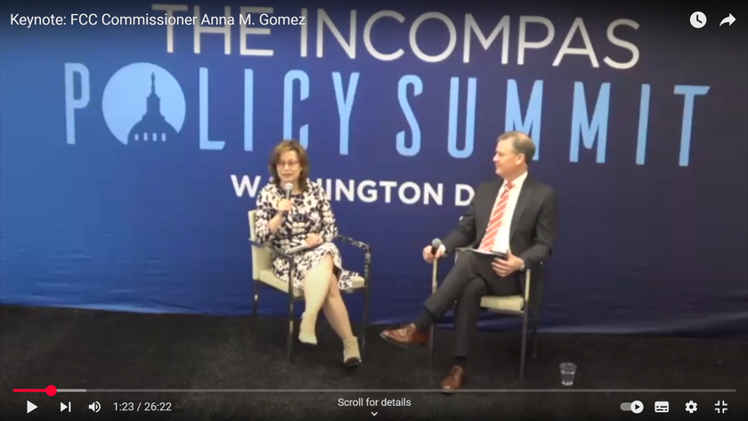 FCC commissioner Anna Gomez at the INCOMPAS Policy Summit.