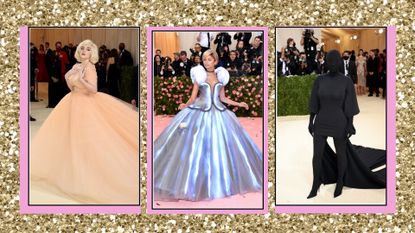 Billie Eilish, Zendaya and Kim Kardashian at the 2021 and 2019 Met Gala in NYC